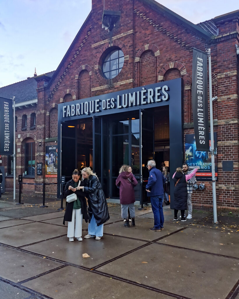Entrance to Fabrique des Lumieres in Amsterdam